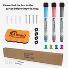 Magnetic Dry Erase Board whiteboard  36 X 24 Inches  Double Sided White Board   