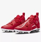  Nike Men s 10 Alpha Menace Pro 3 Mid Football Cleats Ct6649-616 University Red