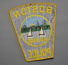 Boston Massachusetts Police Vintage 1960 s Version Patch    Unused Ma