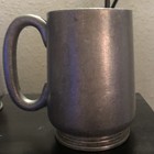 Set Of Two  2  Vintage Pewter Mugs From Auburn University With Collegiate Seal
