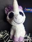 8    Toysrus Unicorn Plush White   Purple Animal Alley Stuffed Plush Tag 2014 Rare