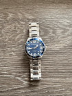 Stuhrling Regatta Champion Swiss Quartz Men   s Watch In Silver   Blue
