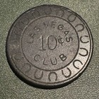 Las Vegas Club Casino Chip Las Vegas Nevada 10 Cent Chip 1950s