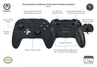 Powera Enhanced Wireless Controller For Nintendo Switch - Blk  ud  No Box - Read
