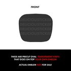 For Honda Accord 2023-26 Front Tint Vinyl On Emblem Precut Dark Smoke Ppf Decal