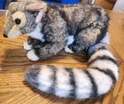 Vintage Hansa Ringtail Cat North American Crouching Variant Stuffed Animal Plush