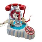 2000 Coca-cola Animated  Polar Bear Bear Telephone New In Box