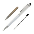 Crystal Stylus Ball Point Pen - White