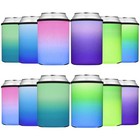 12 Pack Beer Can Coolers Sleeves  12oz Soft Insulated Bottle Soda Can Sleeves  