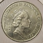 1985 Bailiwick Of Guernsey Tomato Plant 10p Ten Pence Coin - Free Shipping 