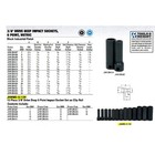 Williams Ms-12-13h 3 8 Drive Deep Impact Socket Set 6 Point Metric Set 13 Pieces