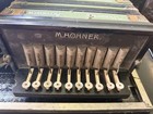 Antique German M  Hohner Button Accordion Gold Medal St  Louis 1904 Fair