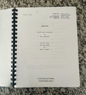 The Thing John Carpenter Horror Movie Script Reprint Full Screenplay Script