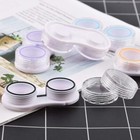 15 Pack Clear Contact Lens Case Box Holder Container Storage Kit For Travel