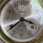 Vintage Brass Airguide Ships Bell Clock Working With No Key Made In  Germany 