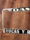 Vintage Lowrider License Plate Frame Dame Rucas Y Ramflas Calo Chicano