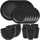 24-piece Dinnerware Set For 6 - Plates   Bowls  Kitchen Dish Set  Service For 6