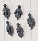 Aos Cities Of Sigmar Bits Freeguild Grenadiers Helmet Heads X5 A12