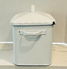Sunbeam Enameled Bread Box 11x8 5x9 Country Kitchen Farmhouse Decor