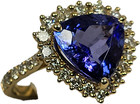 Tanzanite Ring 14k White Gold Antique Detail Natural Made In Usa 20yrs On Ebay