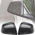 Real Carbon Fiber Side Mirror Covers Caps For 2020-2024 Tesla Model Y