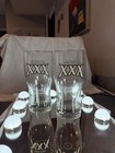 2 Pair Molson Xxx  Canadian  Beer Glasses