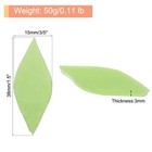 50g Stained Glass Mosaic Leaf Light Green Glass Mosaic Tiles Bulk