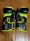 Sanabul Essential Gel Boxing Gloves Mma 8 Oz Training  Sparring Black Green