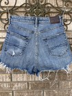 Lucky Brand Women   s Denim High Waisted Cutoff Shorts Sz 8 Festival Hippie Boho