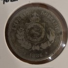 1886 Imperial Brazil 50 Reis Silver Coin 0 900 Fine Km 482 Bn Color