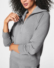 Half Zip  Light-as-air  Luxuriously Soft Spacer Fabric 4-way Stretch