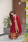 Anarkali Gown Pakistani Salwar Kameez Ready Made Suits Wedding Party Bollywood L