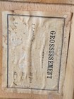 Antique Victorian French Brass Field Microscope Civil War Era Grossissement Rare