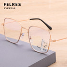 Men Women Clear Progressive Reading Glasses Anti Blue Light Square Glasses New
