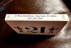 The    21    Club  New York City  Full Unstruck Matchbook  Jockey  Blue Match Tips