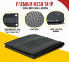 7  X 20  Dump Truck Vinyl Coated Mesh Tarps Cover With 5 Inch 18oz Double Pocket