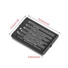 New Replacement 2000mah Rechargeable Battery For Nintendo 3ds
