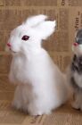 White Bunny Rabbit 5 Inch Fur Stuffed Animal Plush Toys Toddler Doll Kids Gifts
