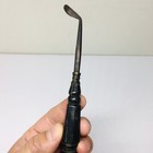 Rare Antique Chinese 19th C Horn Handle Iron Opi m Knife