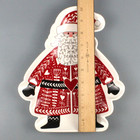 Eaton Fine Dining Christmas Santa Claus Shaped Serving Plate Tray 10 In Ceramic