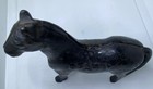 1920s Cast Iron Horse Shaped Piggy Bank Decorative Collectible Coin Bank 