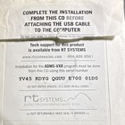 Rt Systems Adms-vx8 Programming Software Cd   Usb Cable Version 4