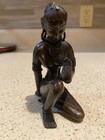 Nepal Or India Bronze Seated Figurine Tara In Mediative State Ca 19-20th Vintage