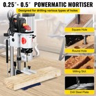 Vevor Mortise Machine Hollow Chisel Mortise With Chisel Bit Set For Woodworking