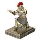 Roman Praetorian Warrior Knight Pen Holder Desk Ornament Resin Pencil Holder    