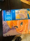 Disney Tinkerbell 3 Piece Twin Sheet Set valance   Pillowcase Packs
