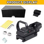Red   Green Dot Sight Tactical Rifle Scope 4 Reticle Reflex Mount For 20mm Rails