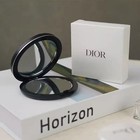Dior Beauty Black Silver Makeup Compact Mirror Vip Gift New In Box