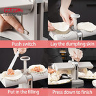 Household Double Head Automatic Dumpling Maker Mould dumpling Maker Press With K