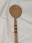 Vintage South African Hand Carved Double Sided    Double End Wooden Spoon